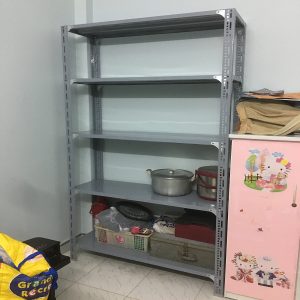 Kệ Sắt V Lỗ 4x6cm-120x40x200x5T ( 5 tầng)