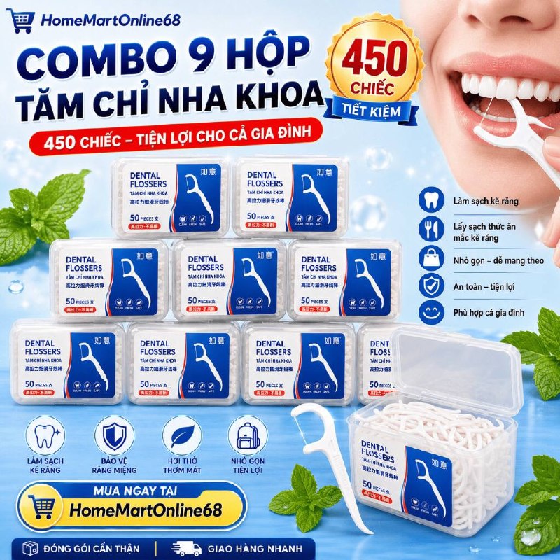 combo 3 hộp có 600 cái tâm chỉ nha khoa - Ảnh thực tế 10