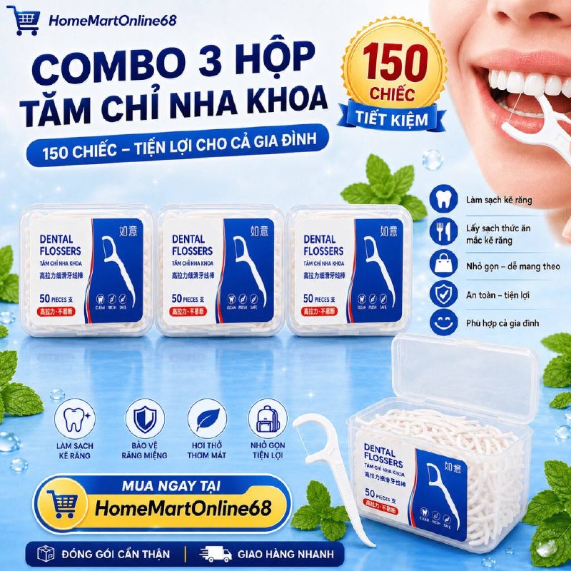 combo 3 hộp có 600 cái tâm chỉ nha khoa - Ảnh thực tế 11